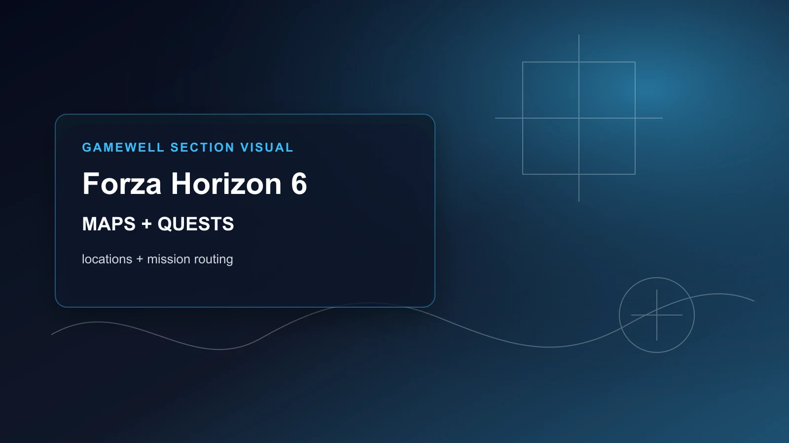 Forza Horizon 6 Map and Quest Hub