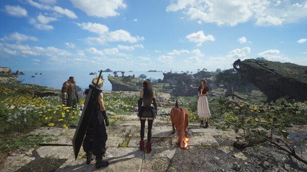 Final Fantasy VII Rebirth Launch Trailer Party Route