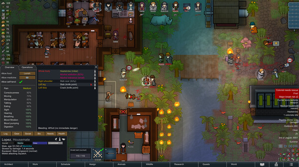 RimWorld Launch Trailer Colony Route